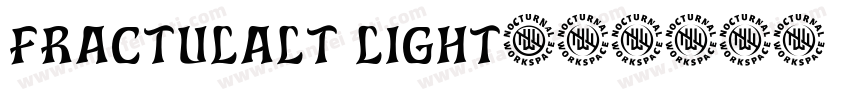 fractulalt light字体转换